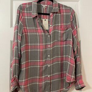 Lucky Brand Plaid Button up shirt